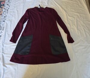 BCBGMaxAzria Deep Burgundy Dress
